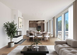 Offener Wohn-Ess-Kochbereich