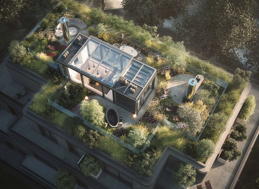 Private Dachterrasse