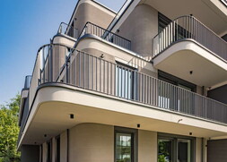 C8, Haus A, außenansicht, Froschperspektive 