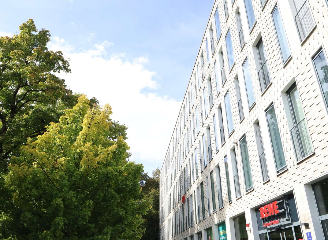 Außenansicht Petra Kelly Straße