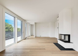  Wohn-/Essbereich mit Kamin 