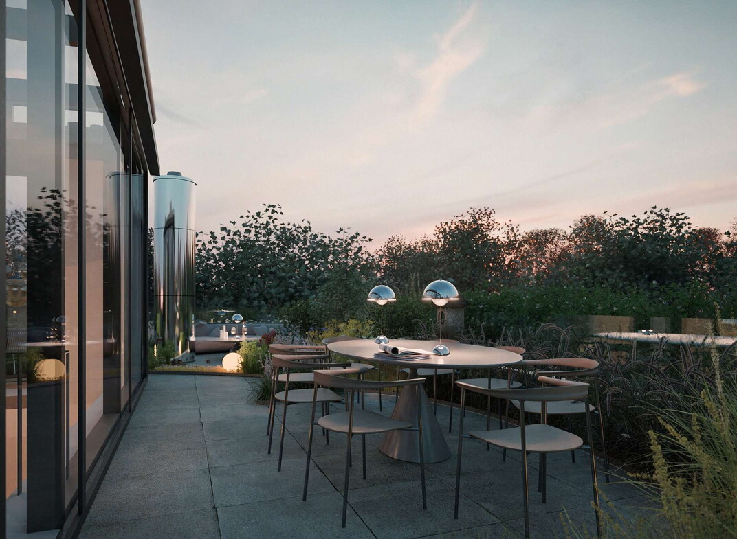 Private Dachterrasse