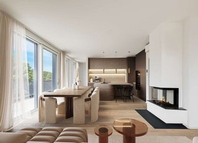 Offener Wohn-Ess-Kochbereich