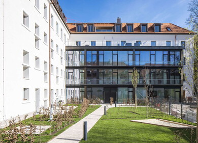 Hausansicht Innenhof