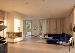 Lichtdurchflutetes Wohnzimmer