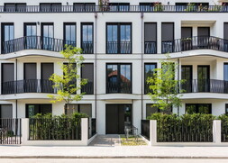 Hochwertige Neubaufassade 