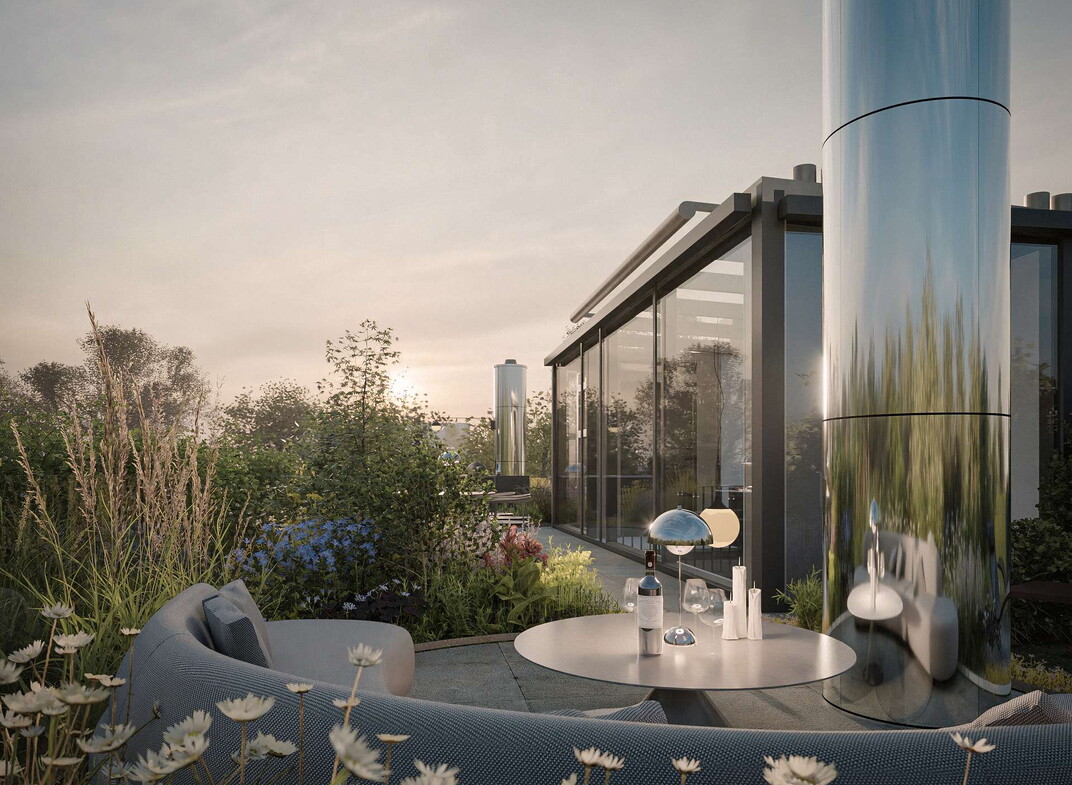 Private Dachterrasse