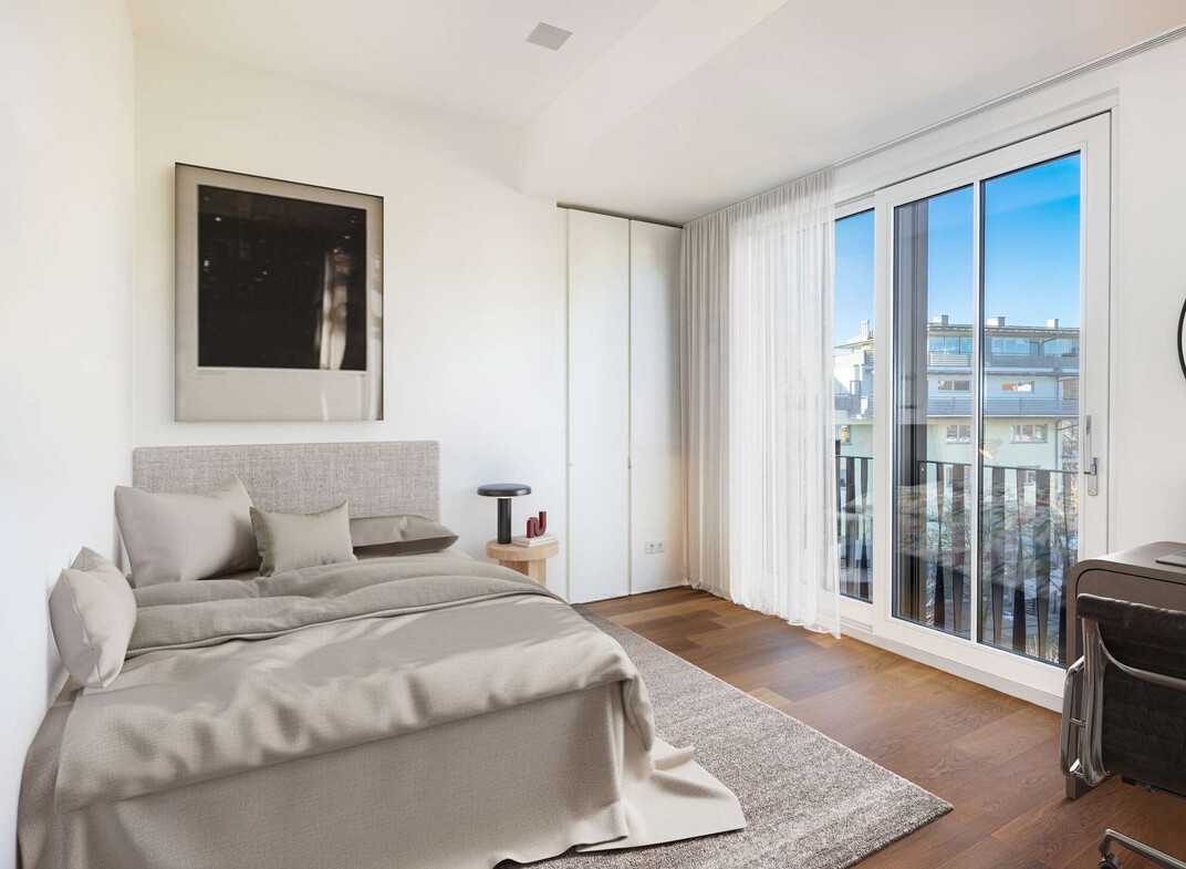 Helles Gästezimmer mit vielseitiger Nutzungsmöglichkeit