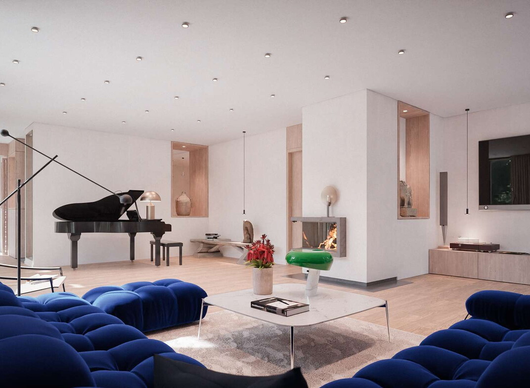 Heller Wohnbereich mit Atmosphäre