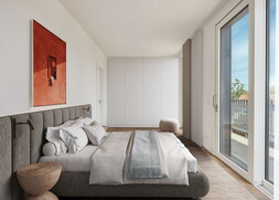 Schlafzimmer mit Bad en suite