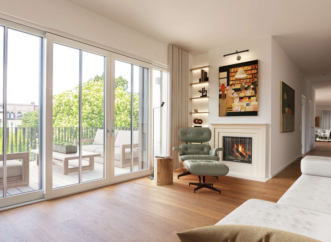 Exklusives Kaminzimmer
